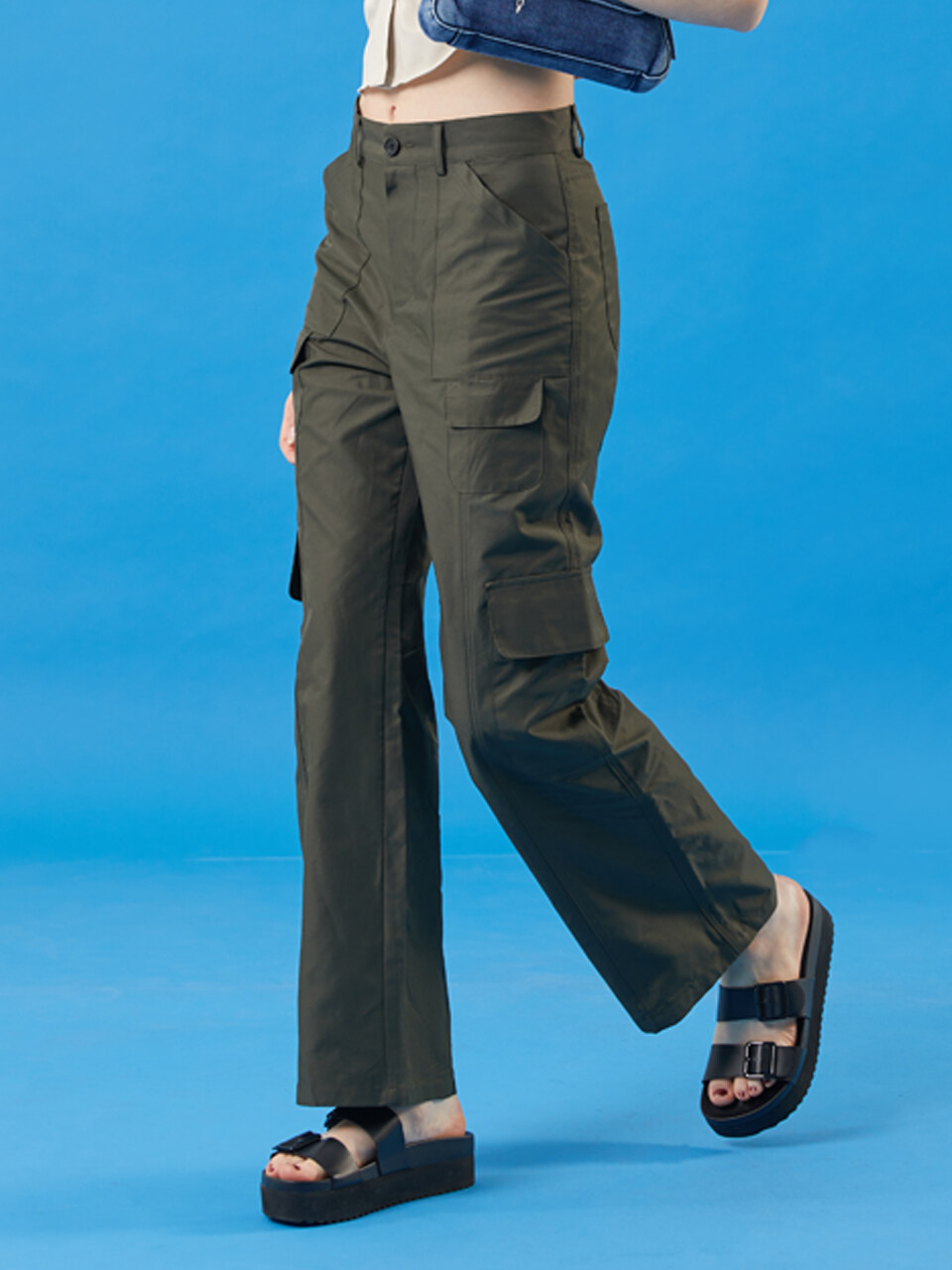 KOLEAT Cooling Straight Cargo Slacks Pants_Khaki