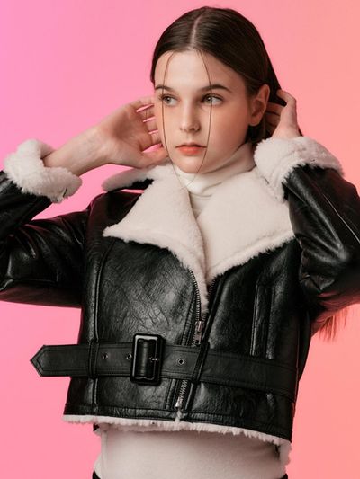 KOLEAT Crack Rider Belt fur JN Leather Cropped Jacket