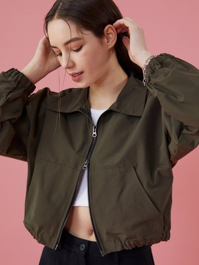 KOLEAT Daily 2 Way Windbreaker Jacket_Khaki