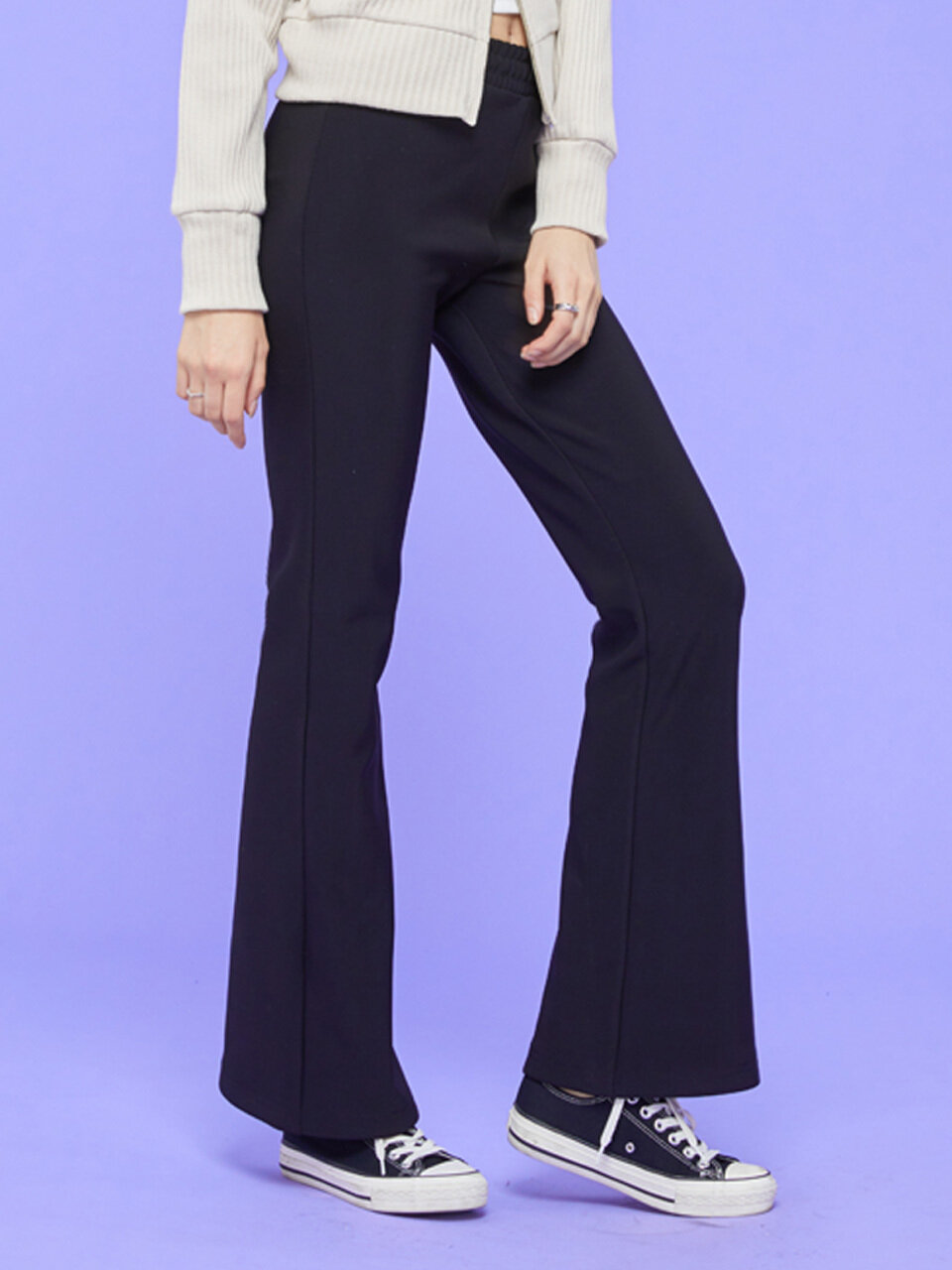 KOLEAT Long Slim Banding Wide Pants