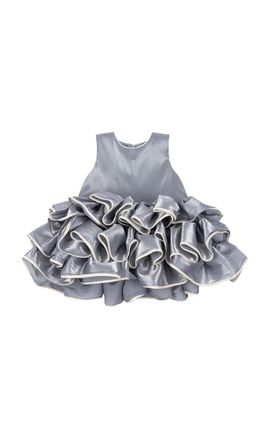 Konges Sløjd Konges Sløjd Fia Frill Satin Mini Dress