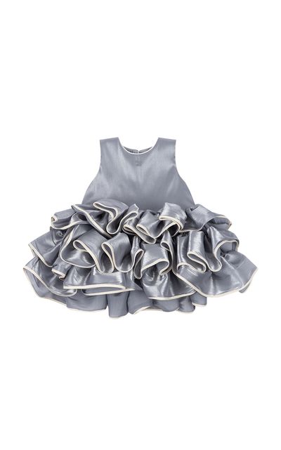 Konges Sløjd Konges Sløjd Fia Frill Satin Mini Dress
