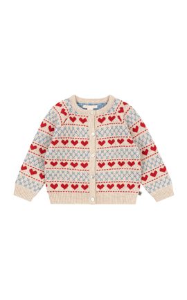 Konges Sløjd Konges Sløjd Kids' Belou Hearts WoolBlend Cardigan