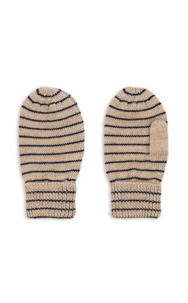 Konges Sløjd Konges Sløjd Kids' Louli Striped Wool Mittens
