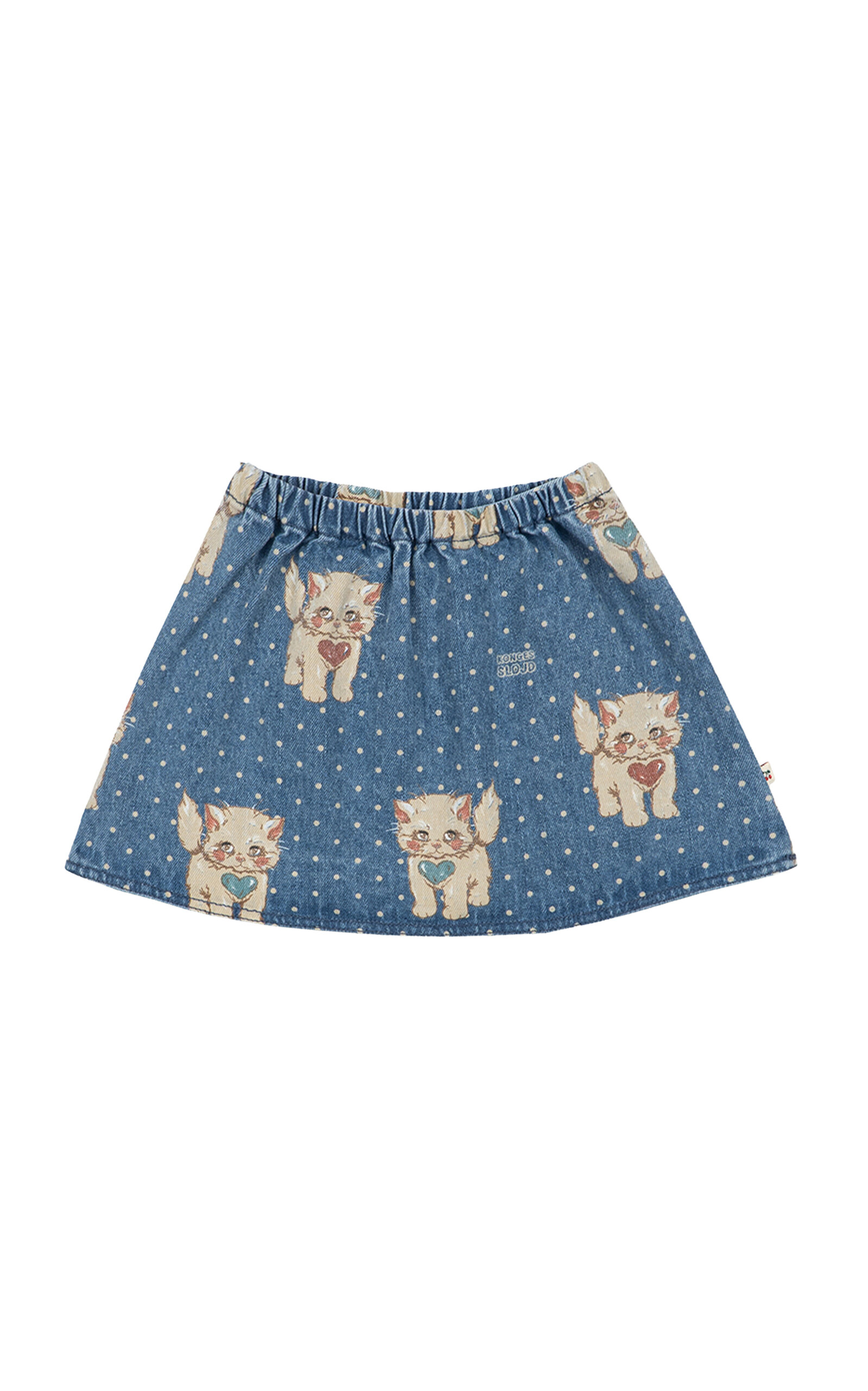 Konges Sløjd Konges Sløjd Kids' Magot Cat Cotton Mini Skirt