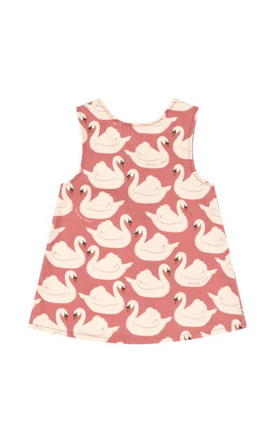 Konges Sløjd Konges Sløjd Kids' Magot Swan Cotton Mini Dress