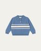 Konges Slojd Boy's Basi Striped Wool Knit Polo Sweater - 1