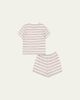 Konges Slojd Boy's Famo Striped Cotton T-Shirt & Shorts Set - 2
