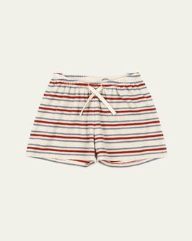 Konges Slojd Boy's Itty Striped Cotton-Blend Shorts