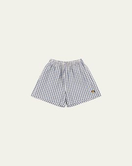 Konges Slojd Boy's Kim Gingham Organic Cotton Shorts
