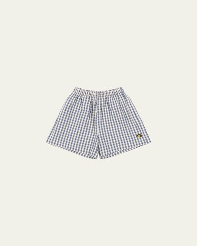 Konges Slojd Boy's Kim Gingham Organic Cotton Shorts