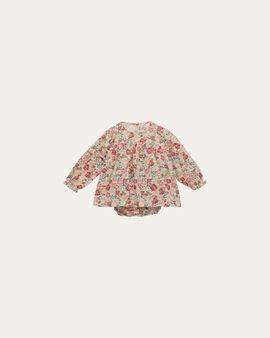 Konges Slojd Girl's Bella Floral Cotton Romper