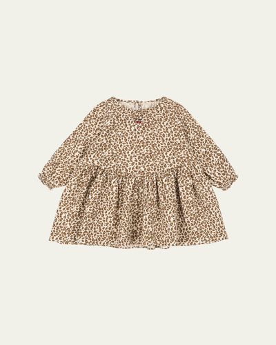 Konges Slojd Girl's Coco Leopard-Print Dress