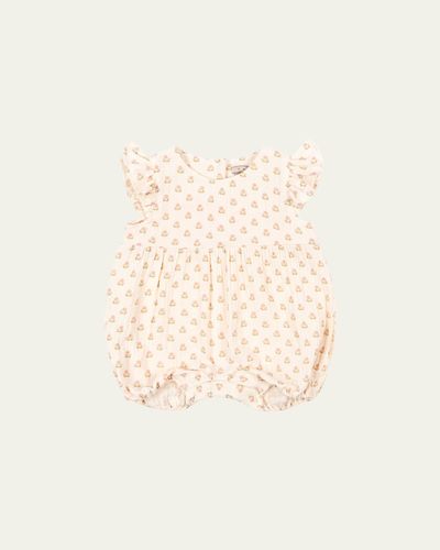 Konges Slojd Girl's Coco Ruffle Floral-Print Romper