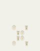 Konges Slojd Girl's Daisy Hair Clips, Set of 8 - 2