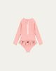 Konges Slojd Girl's Etta Skirted Long-Sleeve Swimsuit - 2