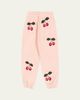 Konges Slojd Girl's Lou Cherry-Embroidered Terry Sweatpants - 2