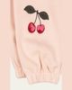 Konges Slojd Girl's Lou Cherry-Embroidered Terry Sweatpants - 4