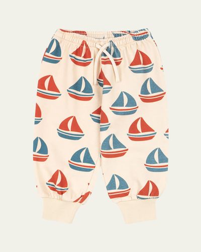 Konges Slojd Girl's Loupy Lou Printed Cotton Sweatpants
