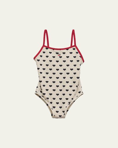 Konges Slojd Girl's Manon Glitter One-Piece Swimsuit
