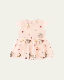 Konges Slojd Girl's Odette Sequined Tulle Dress