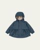 Konges Slojd Girl's Rainy Palme Polka Dot Hooded Jacket - 1