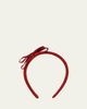 Konges Slojd Girl's Velvet Bow Headband - 1