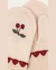 Konges Slojd Kid's Collette Embroidered Wool Mittens - 3
