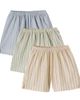 Konges Slojd Konges Sløjd Azur set of 3 striped cotton poplin shorts - 1
