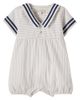 Konges Slojd Konges Sløjd Baby Allie striped cotton playsuit - 1