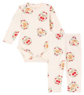 Konges Slojd Konges Sløjd Baby cotton-blend onesie and pants set