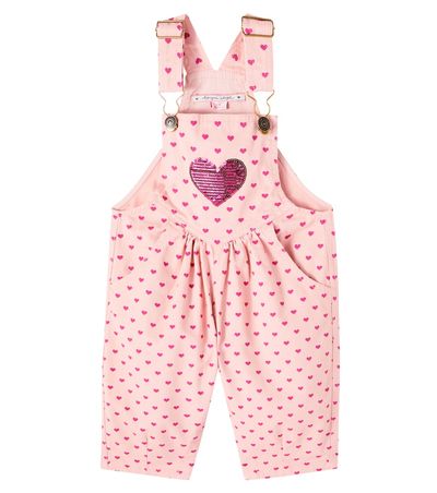 Konges Slojd Konges Sløjd Baby Nola sequined cotton overalls