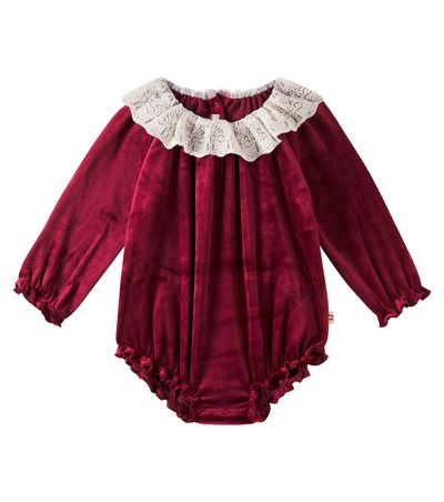 Konges Slojd Konges Sløjd Baby Venola velvet bodysuit