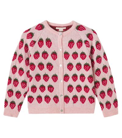 Konges Slojd Konges Sløjd Belou intarsia wool-blend cardigan