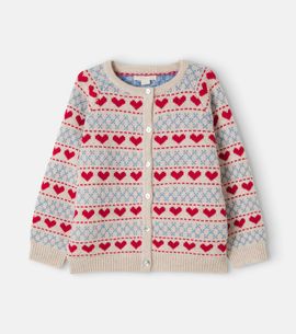 Konges Slojd Konges Sløjd Belou jacquard wool-blend cardigan