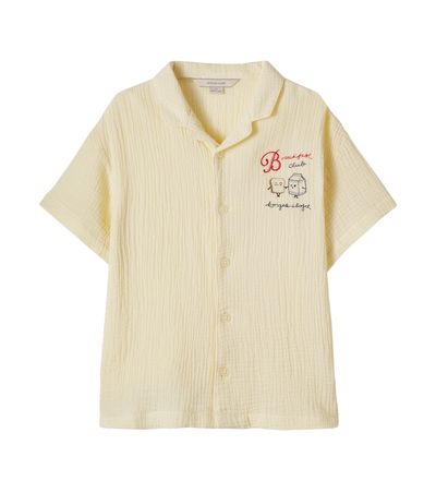 Konges Slojd Konges Sløjd Coco embroidered cotton muslin shirt