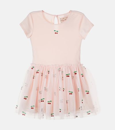 Konges Slojd Konges Sløjd Cotton-blend jersey and tulle dress