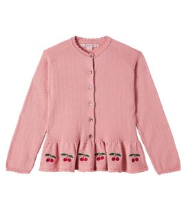 Konges Slojd Konges Sløjd Cypres pleated cotton cardigan