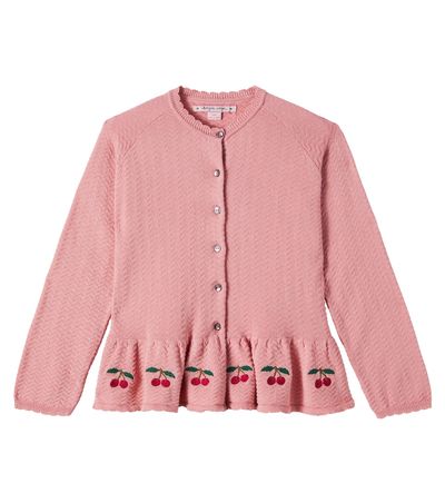 Konges Slojd Konges Sløjd Cypres pleated cotton cardigan