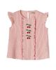 Konges Slojd Konges Sløjd Ellie ruffled striped cotton seersucker top - 1