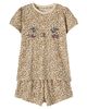 Konges Slojd Konges Sløjd Famo leopard-print cotton T-shirt and shorts set - 1