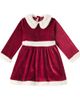Konges Slojd Konges Sløjd Faux fur-trimmed velvet dress - 1
