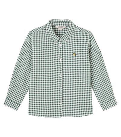 Konges Slojd Konges Sløjd Foret checked cotton flannel shirt