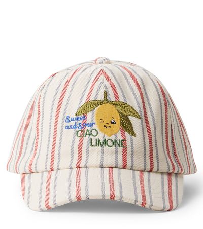 Konges Slojd Konges Sløjd Frankie striped cotton baseball cap