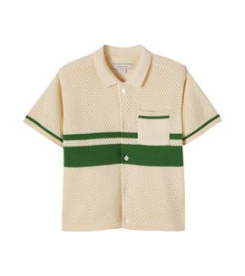 Konges Slojd Konges Sløjd Hai knitted striped cotton shirt