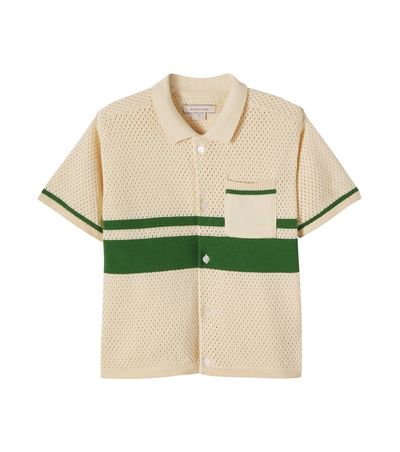 Konges Slojd Konges Sløjd Hai knitted striped cotton shirt
