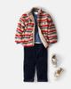 Konges Slojd Konges Sløjd Jody embroidered striped teddy jacket - 2