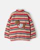Konges Slojd Konges Sløjd Jody embroidered striped teddy jacket - 3