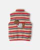 Konges Slojd Konges Sløjd Jody embroidered striped teddy vest - 3