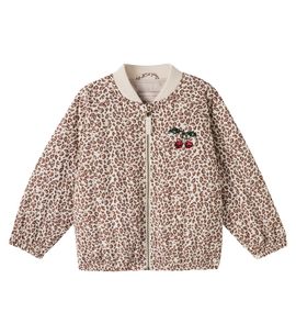 Konges Slojd Konges Sløjd Juno leopard-print sequined bomber jacket